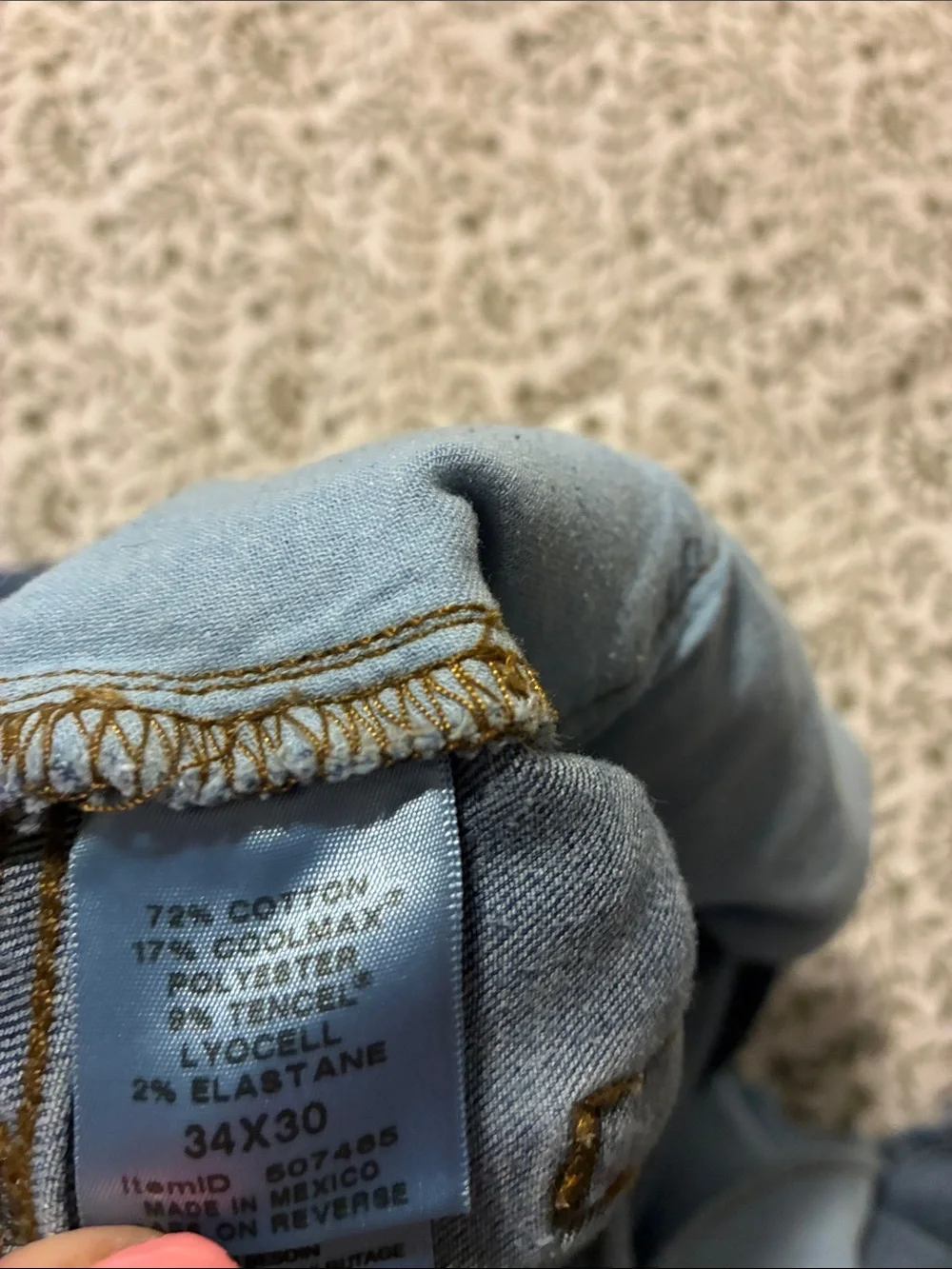L.L. Bean Men’s Straight Leg Light Blue Denim Jeans